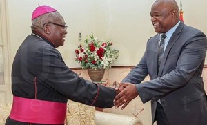 Dom Emílio encontra-se com governador de Luanda, Muxima em destaque