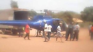 Helicóptero suspeito aterra na Guiné Bissau