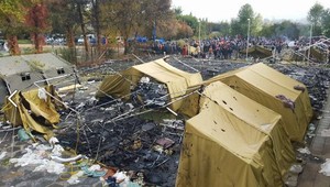 Incêndio em centro de acolhimento com 1700 refugiados na Eslovénia