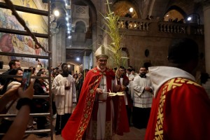 Patriarca de Jerusalém inicia Semana Santa com alertas contra divisões e ódio