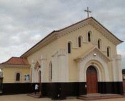 Preparativos para a peregrinação ao santuário de Santo António de Kifangondo