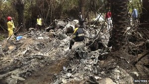Dez mortos em catástrofe aérea na Libéria
