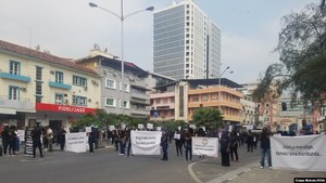 Magistrados judiciais saíram às ruas para manifestar repúdio