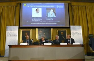 Norte-americanos Roth e Shapley ganham o Nobel de Economia