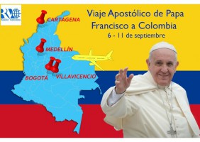 20ª Viagem internacional leva Papa Francisco em visita apostólica a Colômbia