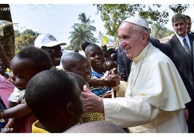 Papa encontrou-se em Roma com 65 crianças refugiadas