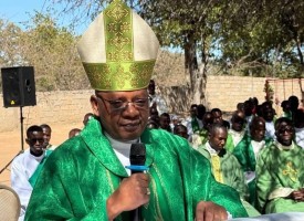 Nas festas jubilares de Ondjiva D. Pio recorda morte do Pe. Sikufinde