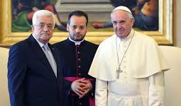Papa Francisco recebeu Mahmoud Abbas