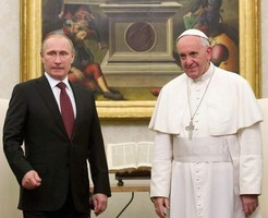 Papa recebeu presidente russo