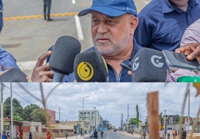 Reaberta em Viana rua da Suave