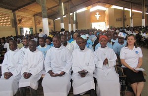 Paróquia do Bom Pastor acolhe missa com refugiados Sob o lema” acolher, engajar, acolher e proteger as migrações”