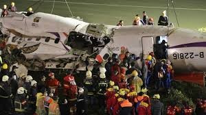 31 Mortos e 15 feridos no acidente aéreo em Taiwan