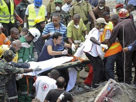 Número de mortos em desabamento de prédio na Tanzânia chega a 25