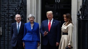 Trump satisfeito com primeiro dia de visita a Londres