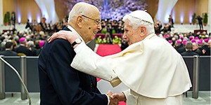 Veemente encontro entre o Papa e o presidente Napolitano