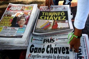 Aliados latinos felicitam Hugo Chávez por sua vitória