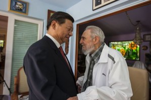 Xi Jinping visita Fidel Castro 