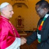 O Papa recebe em audiência o presidente da República do Zimbábue